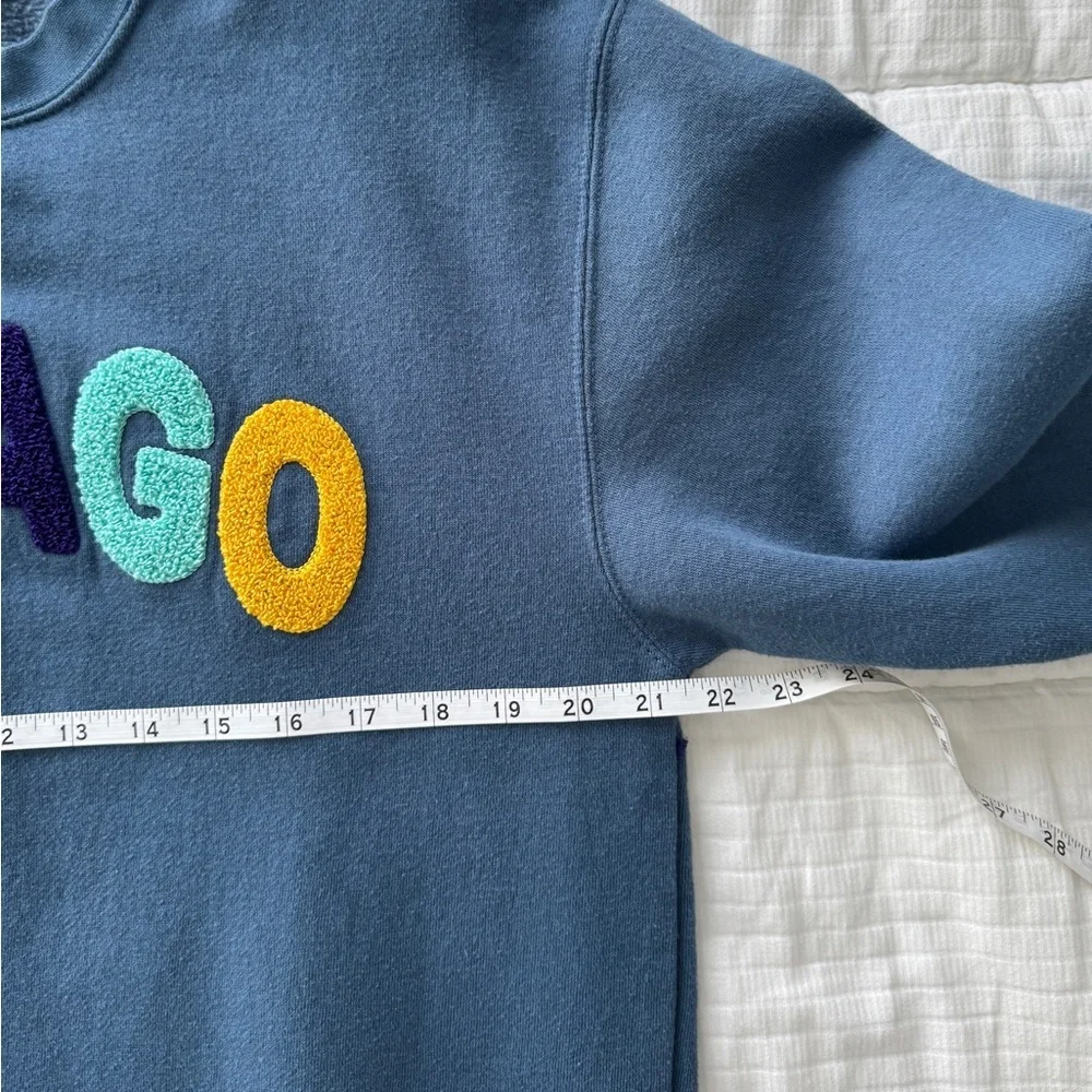 Blue Chicago crewneck sweatshirt, size XL - Picture 4 of 6